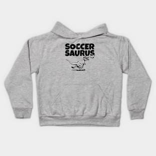 Soccer Dinosaur Kids Hoodie